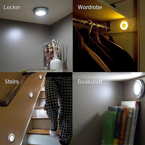 Luz Noturna de LED com Sensor de Movimento Sem Fio