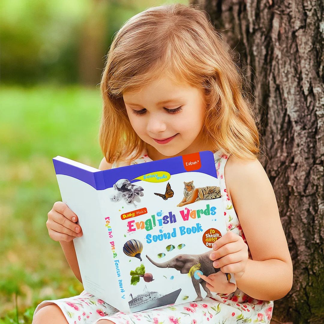 Livro Educativo Infantil Interativo de Aprendizado de Inglês
