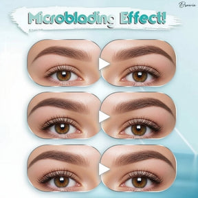 Caneta de Sobrancelha Efeito Microblading 4 Pontas à Prova D'água