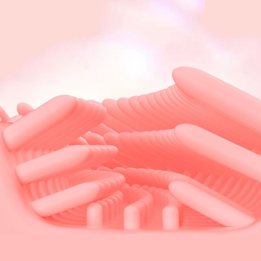 Escova de Dente Elétrica Infantil Sônica de Silicone em Formato U Automática