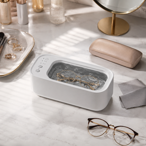 Limpador Ultrassônico Eficaz e Compacto para Joias e Relógios