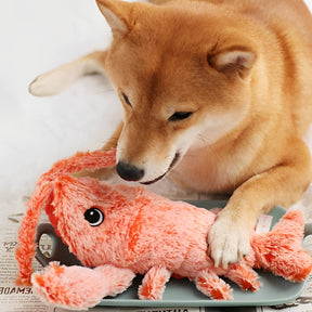 Brinquedo Interativo para Cães Lagosta de Pelúcia