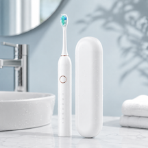 Escova de Dente Elétrica Recarregável com Design à Prova d'Água