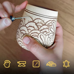 Caneta Gravadora Elétrica de Precisão para Artesanato