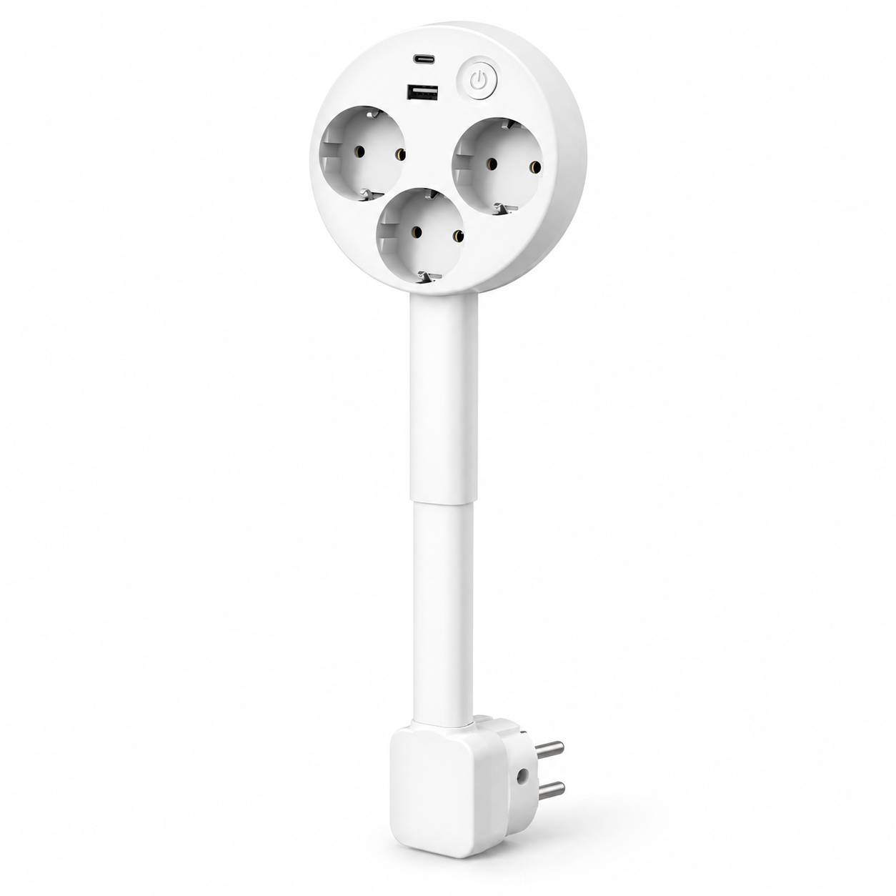 Extendable Outlet Smart Power Strip Adjustable Design