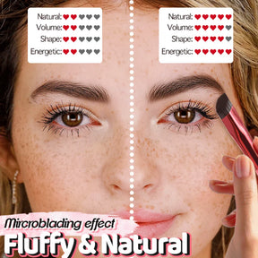Eyebrow Stamp Brush 4D Hair Stroke Brow Tool Waterproof Makeup