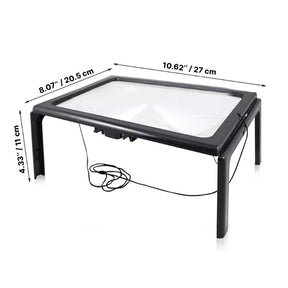 Lupa de 3x para leitura com luz LED