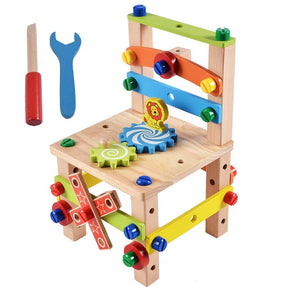 Brinquedos Educativos Montessori de Madeira para Crianças em Idade Pré-escolar