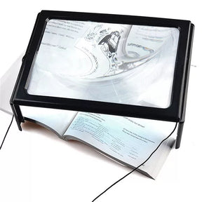 Lupa de 3x para leitura com luz LED