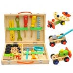 Brinquedos Educativos Montessori de Madeira para Crianças em Idade Pré-escolar