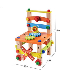 Brinquedos Educativos Montessori de Madeira para Crianças em Idade Pré-escolar