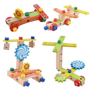 Brinquedos Educativos Montessori de Madeira para Crianças em Idade Pré-escolar