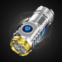 Mini Lanterna LED Compacta Recarregável à Prova d'Água de Mão