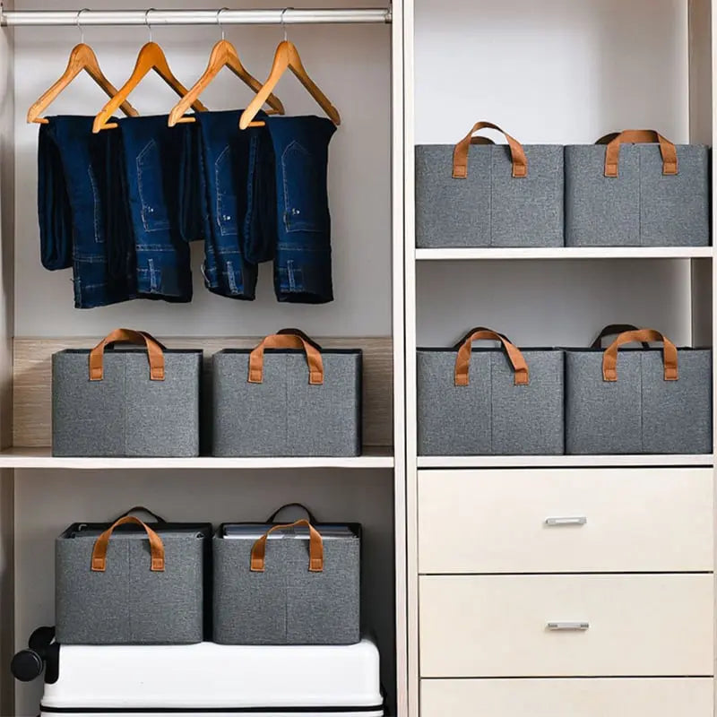 Guarda-roupa Dobrável - Alta Capacidade de Carga, Capa Respirável e Resistente à Umidade