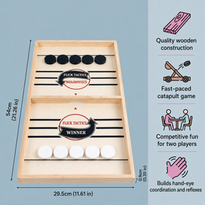 Jogo de Tabuleiro Divertido para a Família Conjunto de Mesa em Madeira Jogo de Catapulta