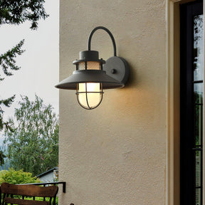Felix Outdoor Wall Lamp | Industrial Waterproof Light Fixture