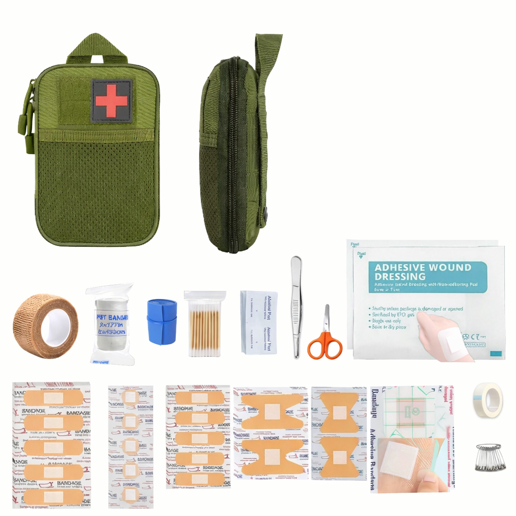Kit de Sobrevivência de Emergência Ferramentas de Primeiros Socorros Equipamento Portátil Segurança ao Ar Livre