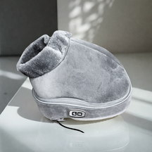 Pantufas com Aquecimento e Vibração para Massagem nos Pés Relaxamento Aconchegante