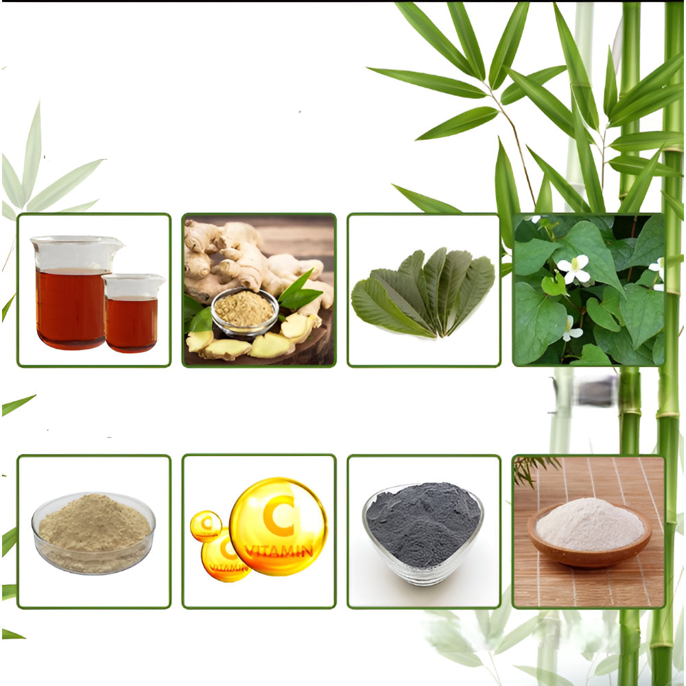 Conjunto de Adesivos Detox para Pés com Bambu