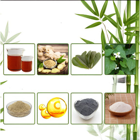 Conjunto de Adesivos Detox para Pés com Bambu