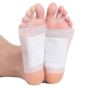Conjunto de Adesivos Detox para Pés com Bambu