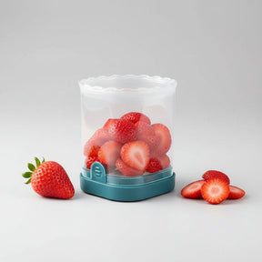 Fruit Slicer 8 Blades Easy Use Strawberry Cutter Fruit Salad