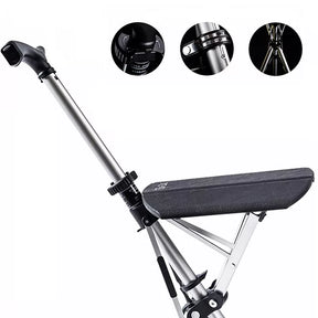 Walking stick with seat