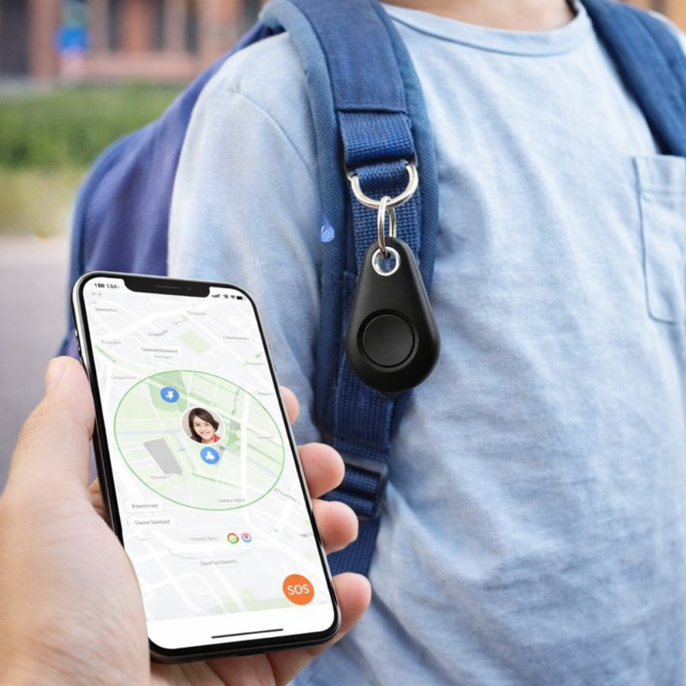 Rastreador GPS Infantil com Localizador Bluetooth e Dispositivo de Alerta SOS