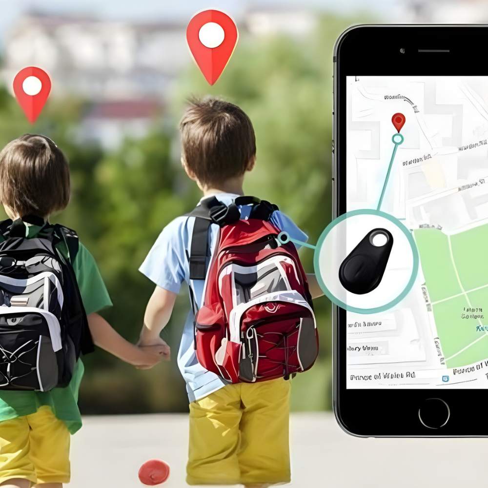 Rastreador GPS Infantil com Localizador Bluetooth e Dispositivo de Alerta SOS