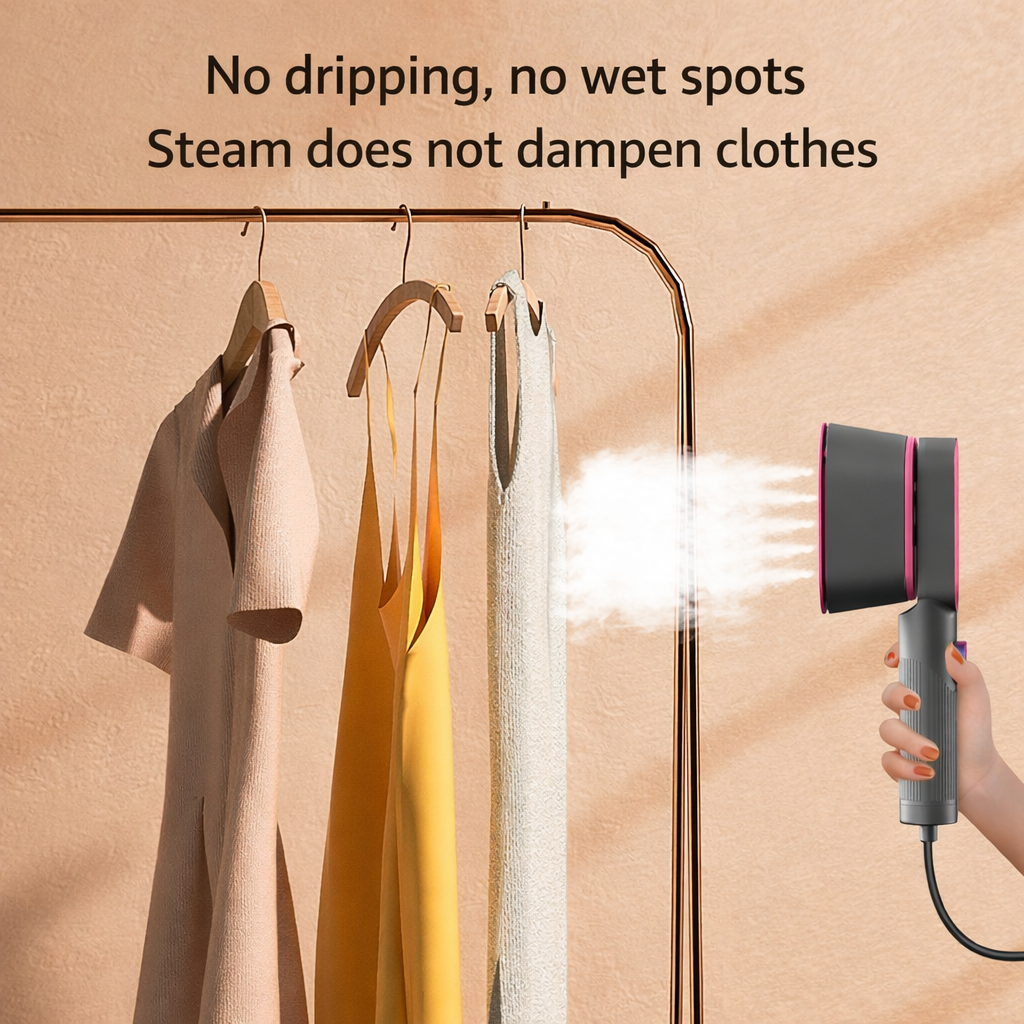 Garment Steamer Handheld Travel Fabric Care Tool