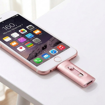 3-in-1 USB Flash Drive – Compatible with iPhone Android & PC Storage