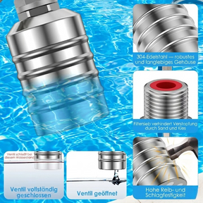 Automatic Float Valve – Stainless Steel, No Electricity & Self-Regulating