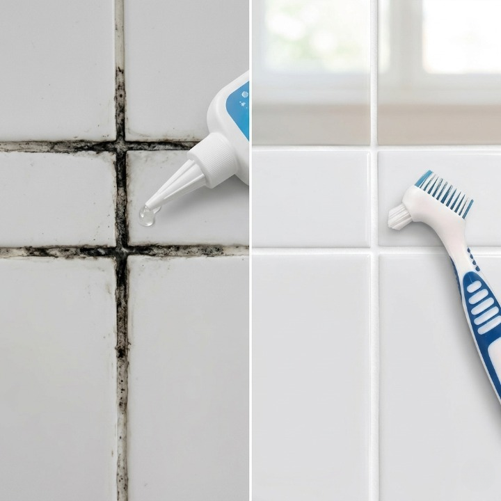 Gel Removedor de Mofo – Fórmula de Ação Profunda Sem Esfregar e Aplicador com Escova de 100ml