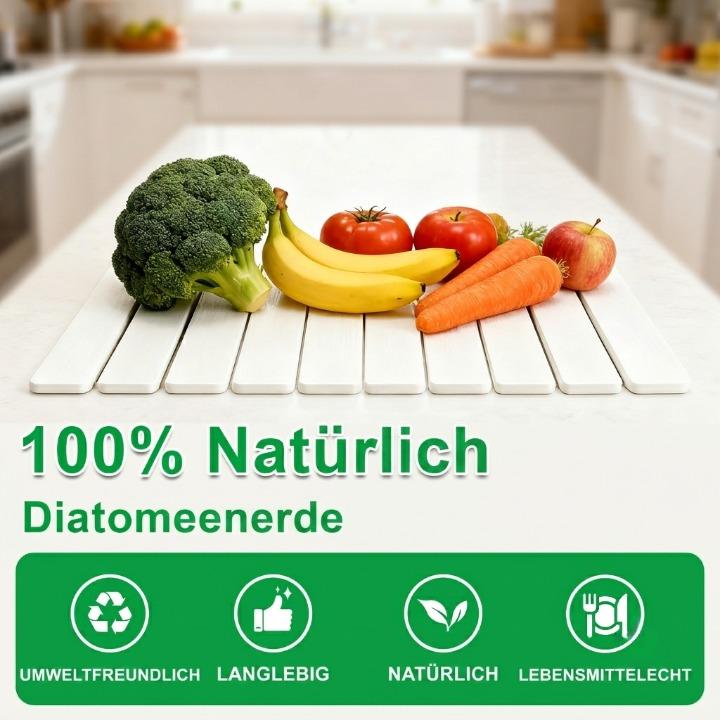Tapete de Secagem de Louça de Terra de Diatomáceas – Super Absorvente, Dobrável e 40×30cm