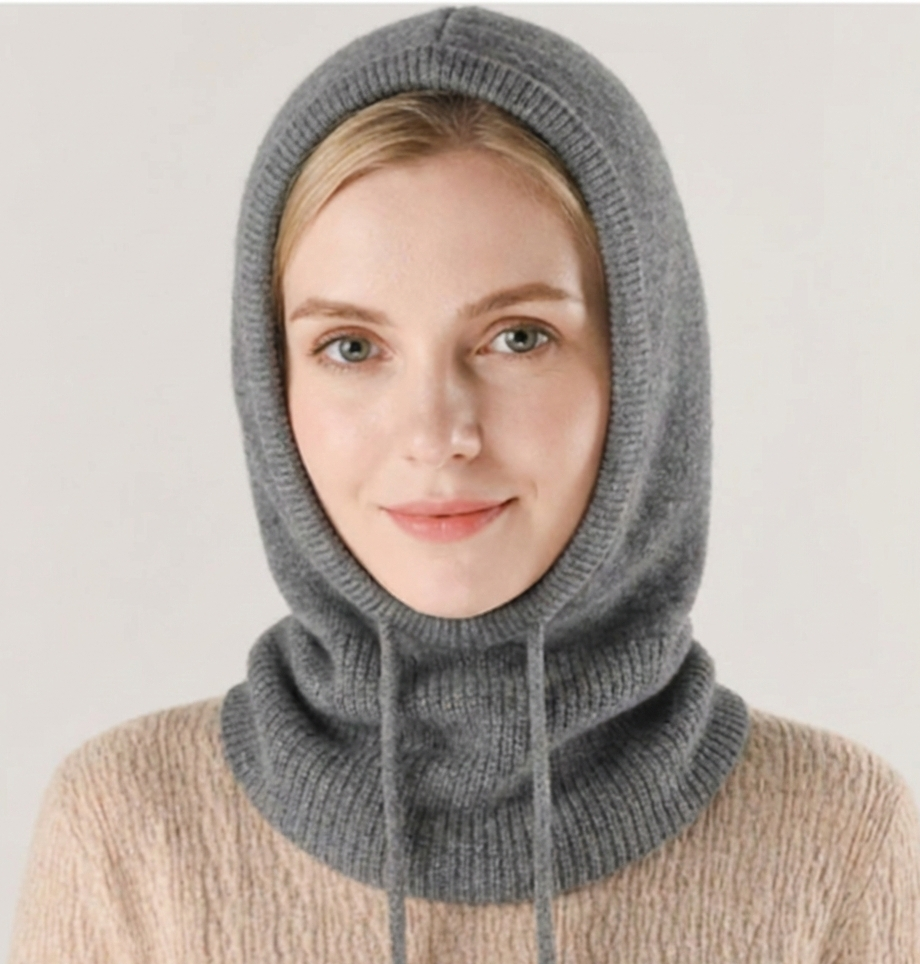 Gorro de Tricô de Cashmere – Macio, Quente, para Inverno/Frio e Unissex
