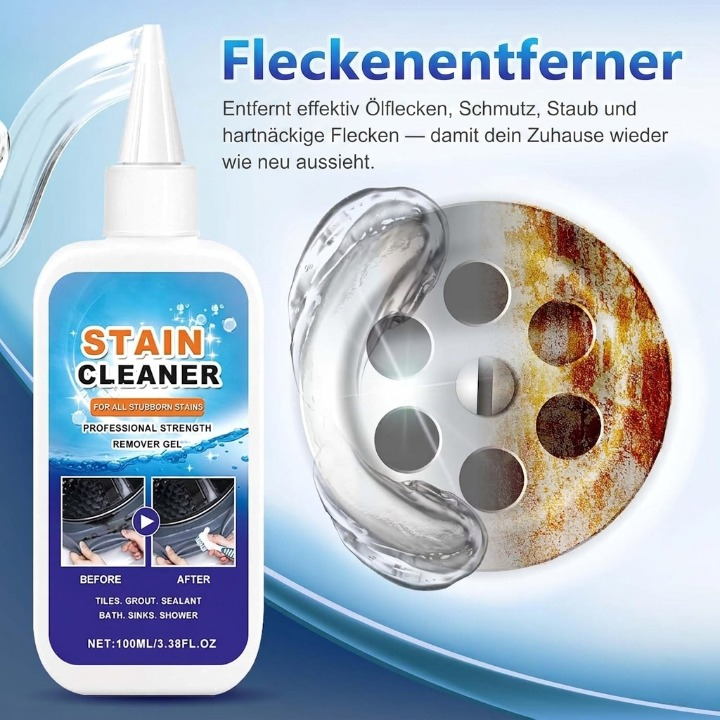 Gel Removedor de Mofo – Fórmula de Ação Profunda Sem Esfregar e Aplicador com Escova de 100ml