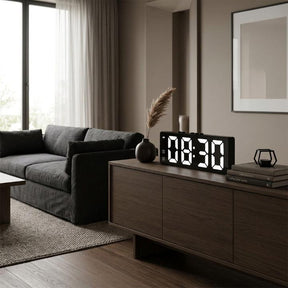 Despertador Digital com Câmera de Segurança 2K – HD, Detecção de Movimento e Wi-Fi