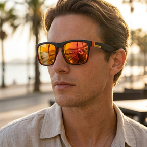 Óculos de Sol Polarizados UV400 – 99% de Proteção contra Reflexos, Armação Unissex e Leve