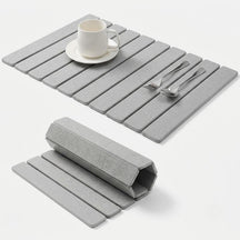 Tapete de Secagem de Louça de Terra de Diatomáceas – Super Absorvente, Dobrável e 40×30cm