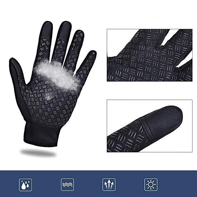 Luvas Impermeáveis e Corta-vento – Térmicas com Touchscreen para Atividades ao Ar Livre e Inverno