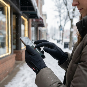 Luvas de Inverno Térmicas Unissex com Touchscreen para Tempo Frio