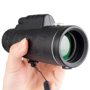 Monocular Starscope HD – Monocular de Alta Potência com Suporte para Smartphone e Tripé – Telescópio Monocular à Prova D'água