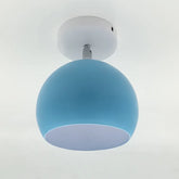 Nordic Macaron Ceiling Light | Modern Round Aluminium Lamp