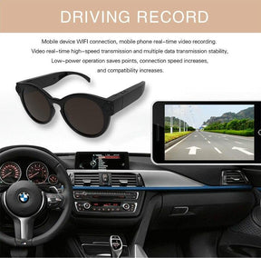 Bicycling Glasses WiFi Mini Camera HD 1080P DVR Video Audio Recorder
