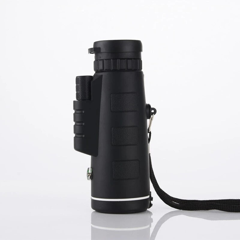 Monocular Starscope HD – Monocular de Alta Potência com Suporte para Smartphone e Tripé – Telescópio Monocular à Prova D'água