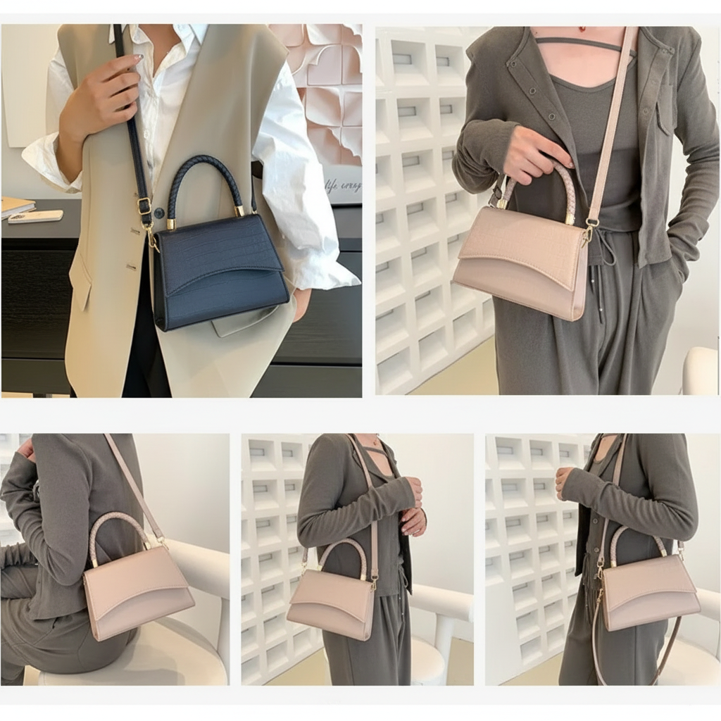 Bolsa Transversal de Ombro para Uso Diário