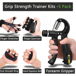 Conjunto de Exercícios de Metal Ajustável para Fortalecimento de Antebraço e Mãos