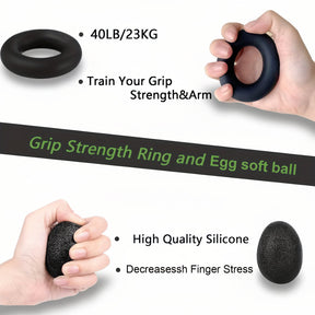 Conjunto de Exercícios de Metal Ajustável para Fortalecimento de Antebraço e Mãos