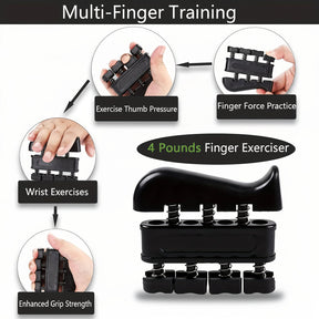 Conjunto de Exercícios de Metal Ajustável para Fortalecimento de Antebraço e Mãos
