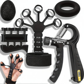 Conjunto de Exercícios de Metal Ajustável para Fortalecimento de Antebraço e Mãos